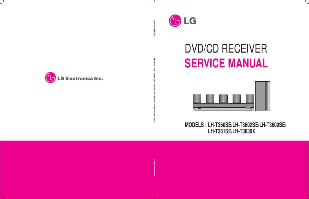 lg lht 360 se service manual