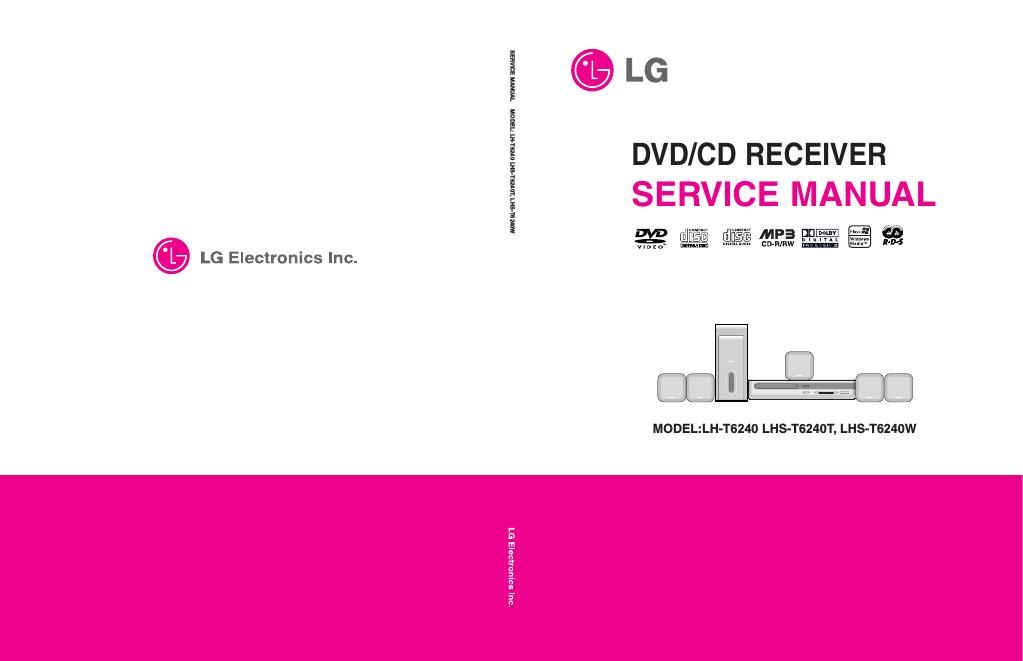 lg lht 6240 service manual