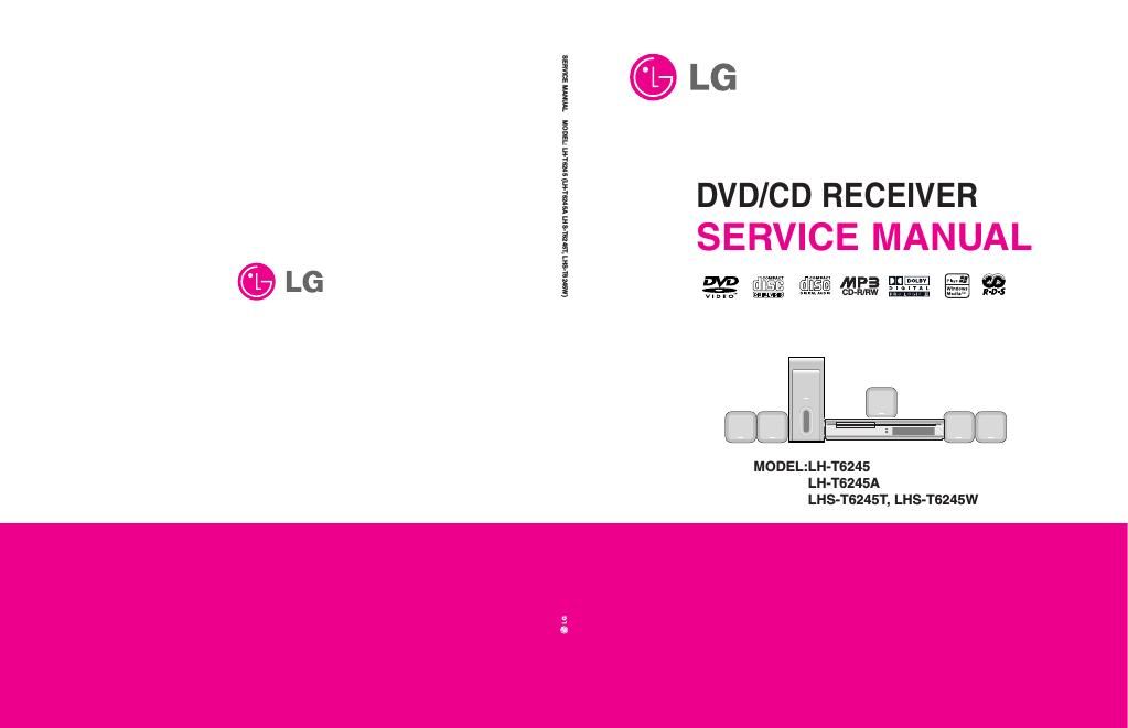 lg lht 6245 t service manual