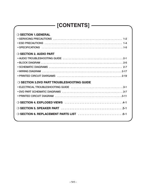 lg lht 6345 d service manual