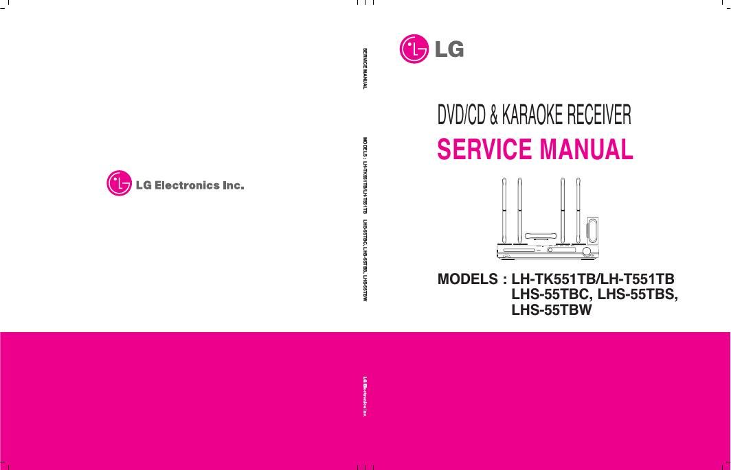 lg lhtk 551 tb service manual