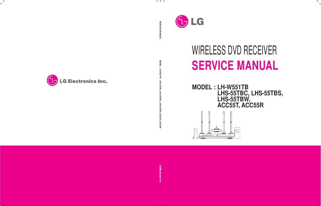 lg lhw 551 tb service manual