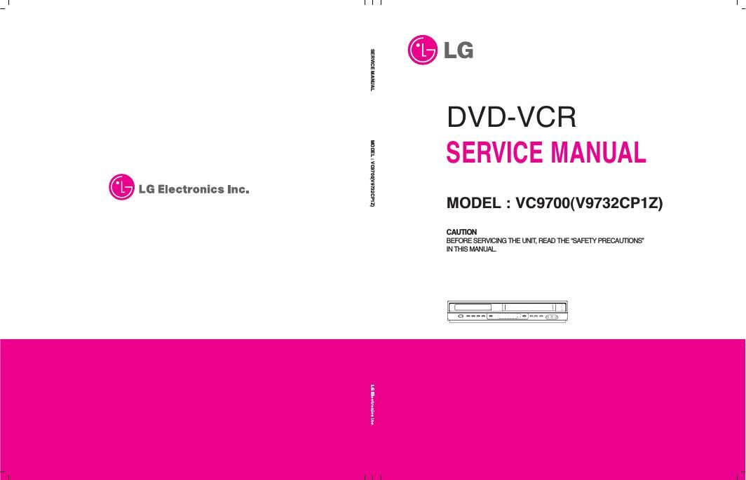 lg vc 9700 service manual