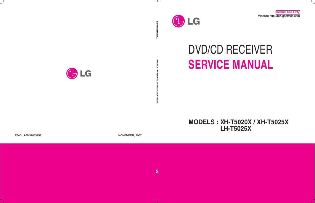 lg xht 5020 x service manual