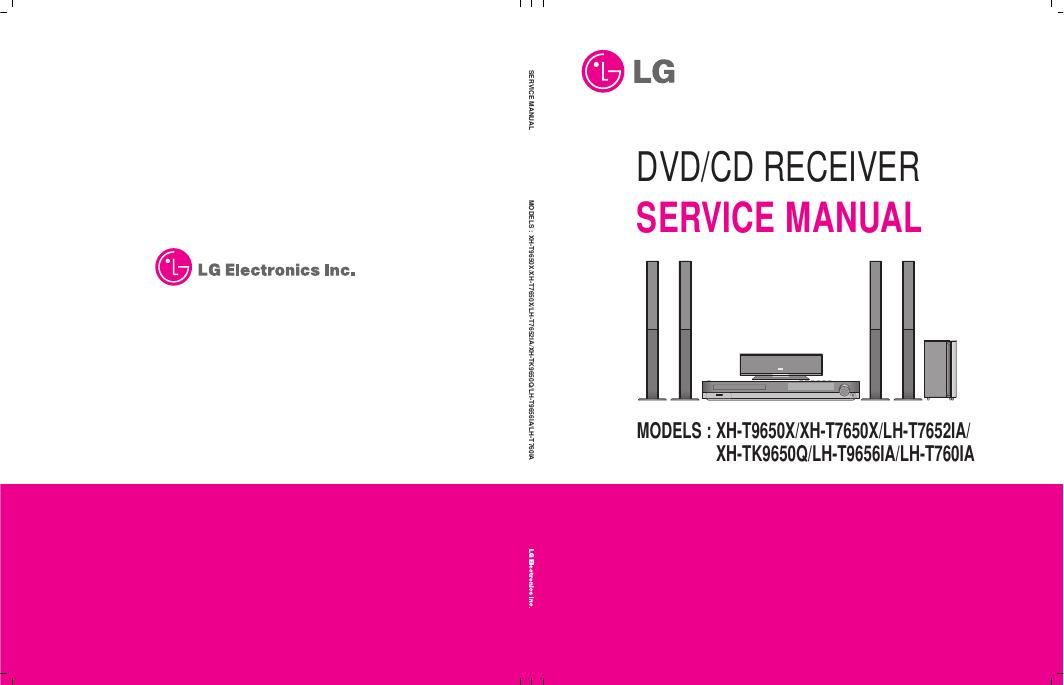 lg xht 7650 x service manual