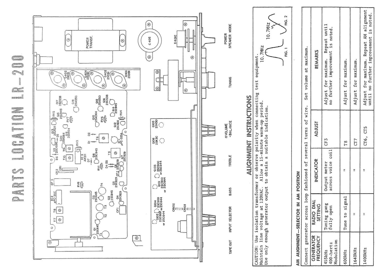 Lafayette LR 200 Schematic