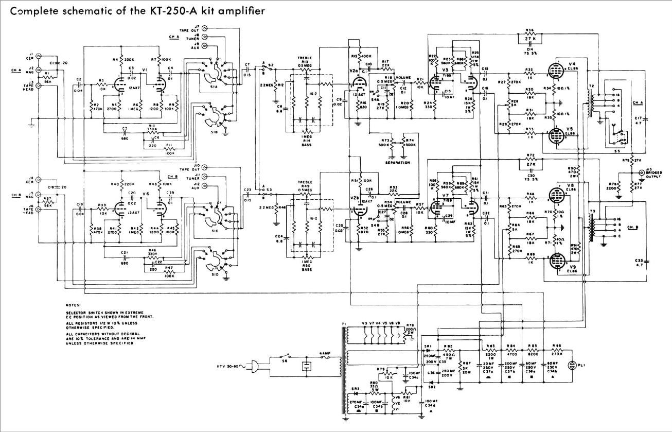 lafayette 250 a schematic