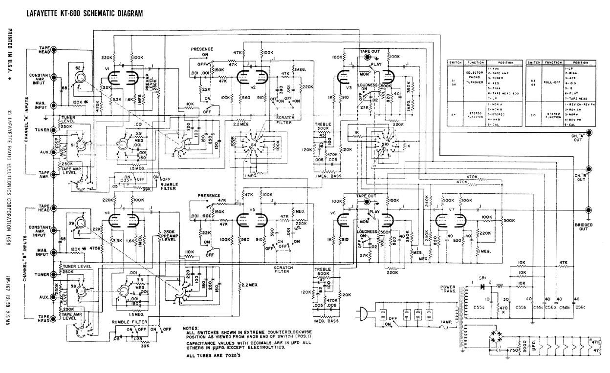 lafayette 600 schematic