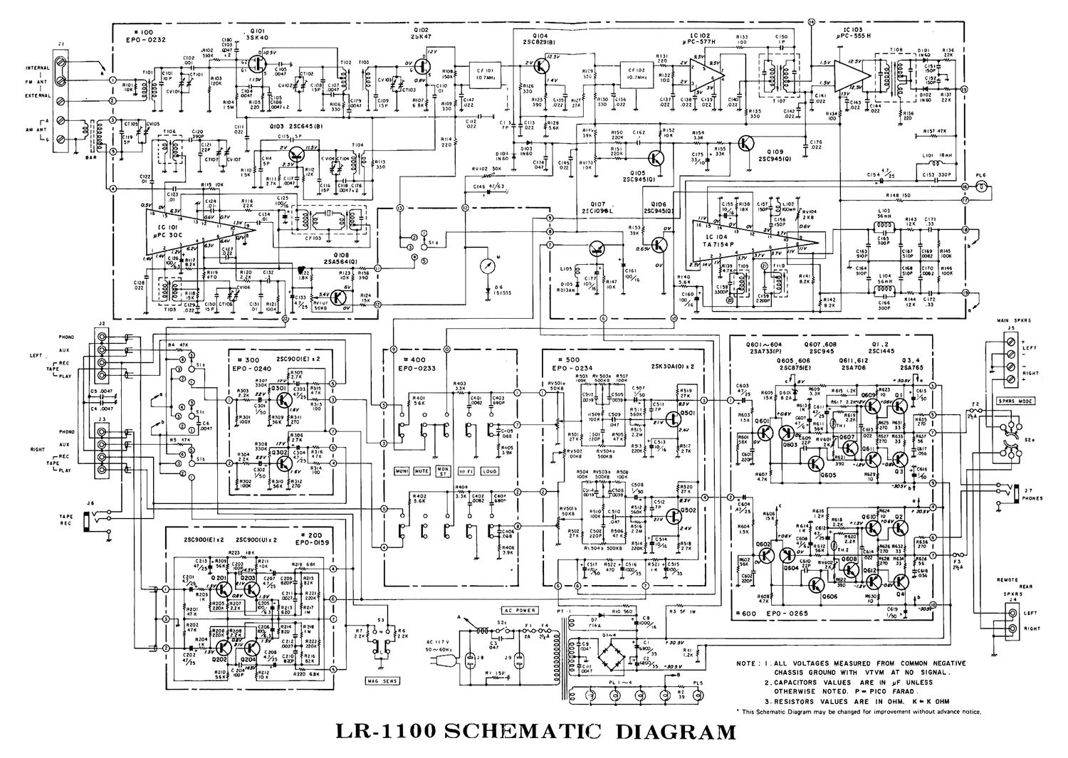 lafayette lr 1100 schematic