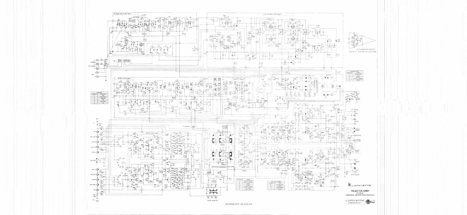 lafayette lr 1500t schematic