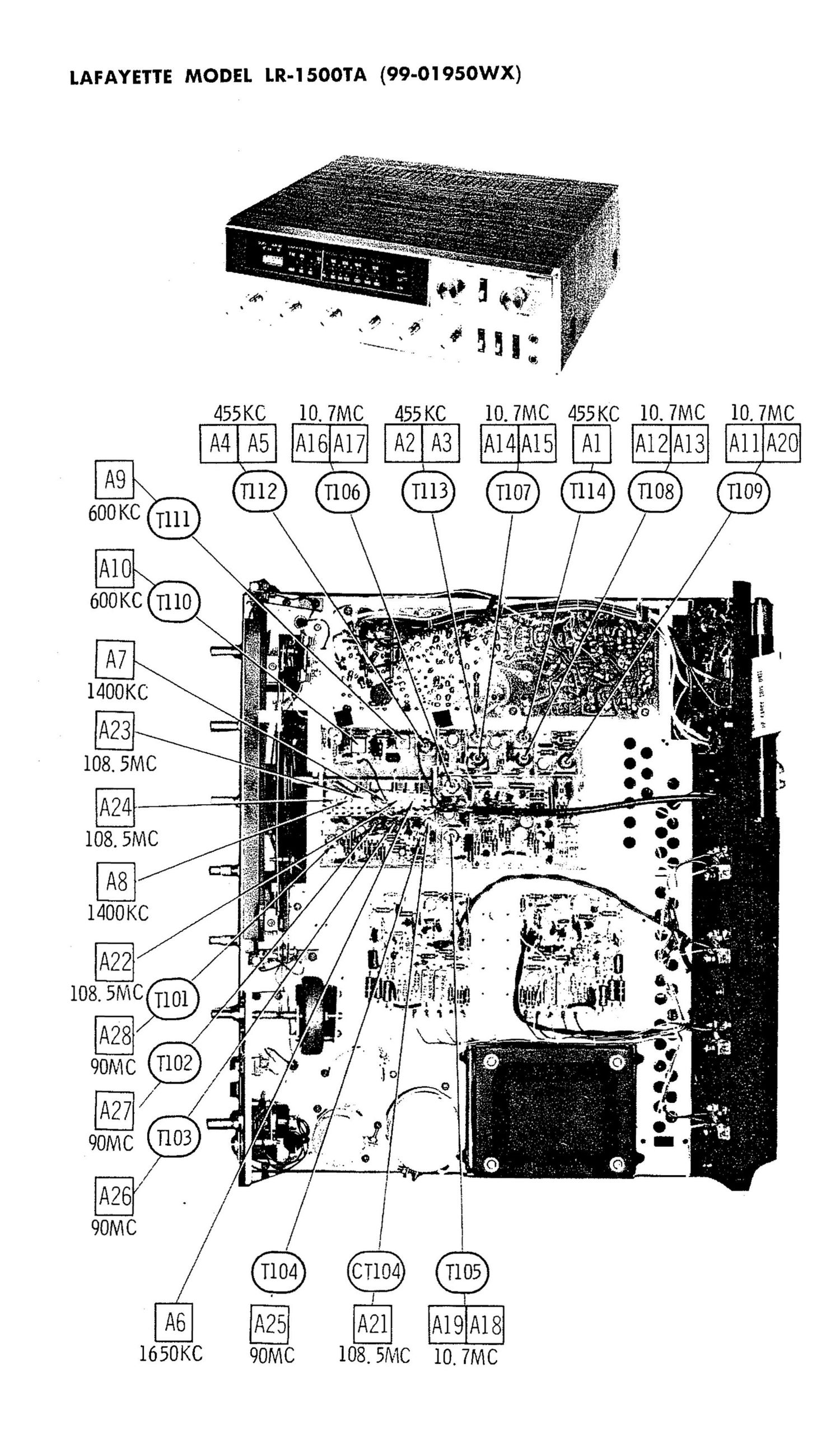 lafayette lr 1500ta service info en