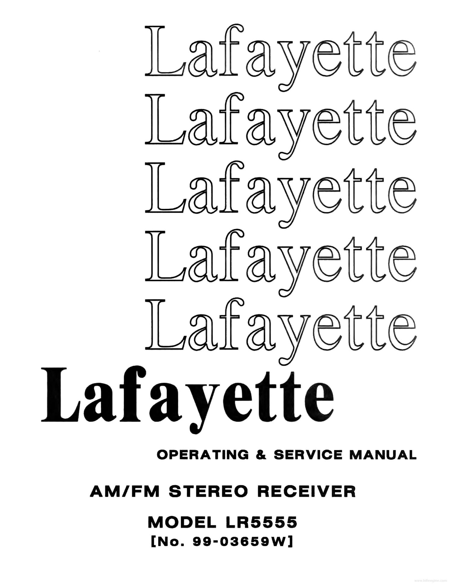 lafayette lr 5555 op service en