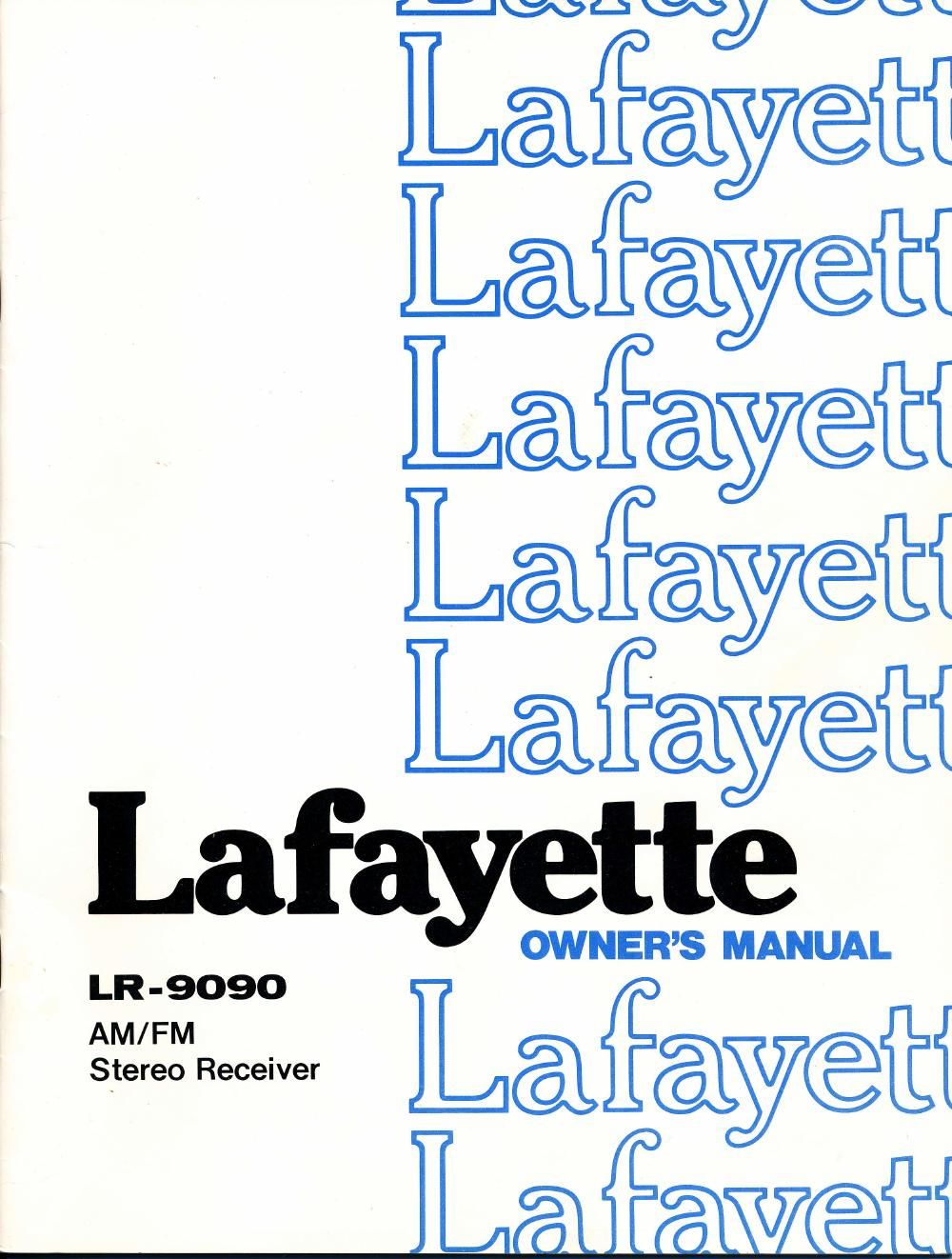 lafayette lr 9090 owners