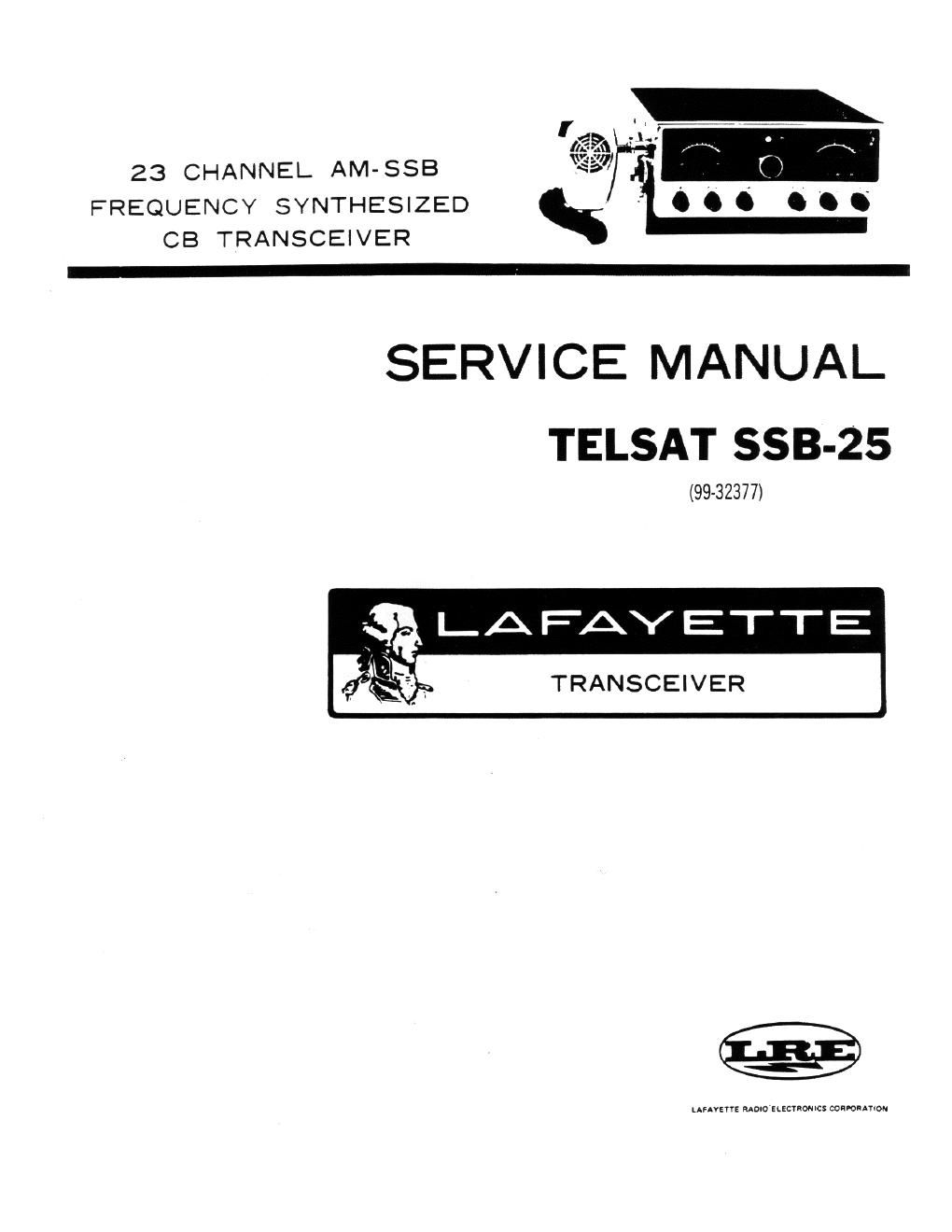lafayette ssb 25 service manual