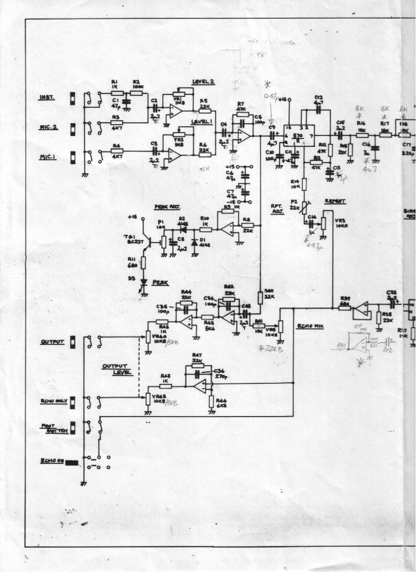 laney ADX Echo Unit Schematic