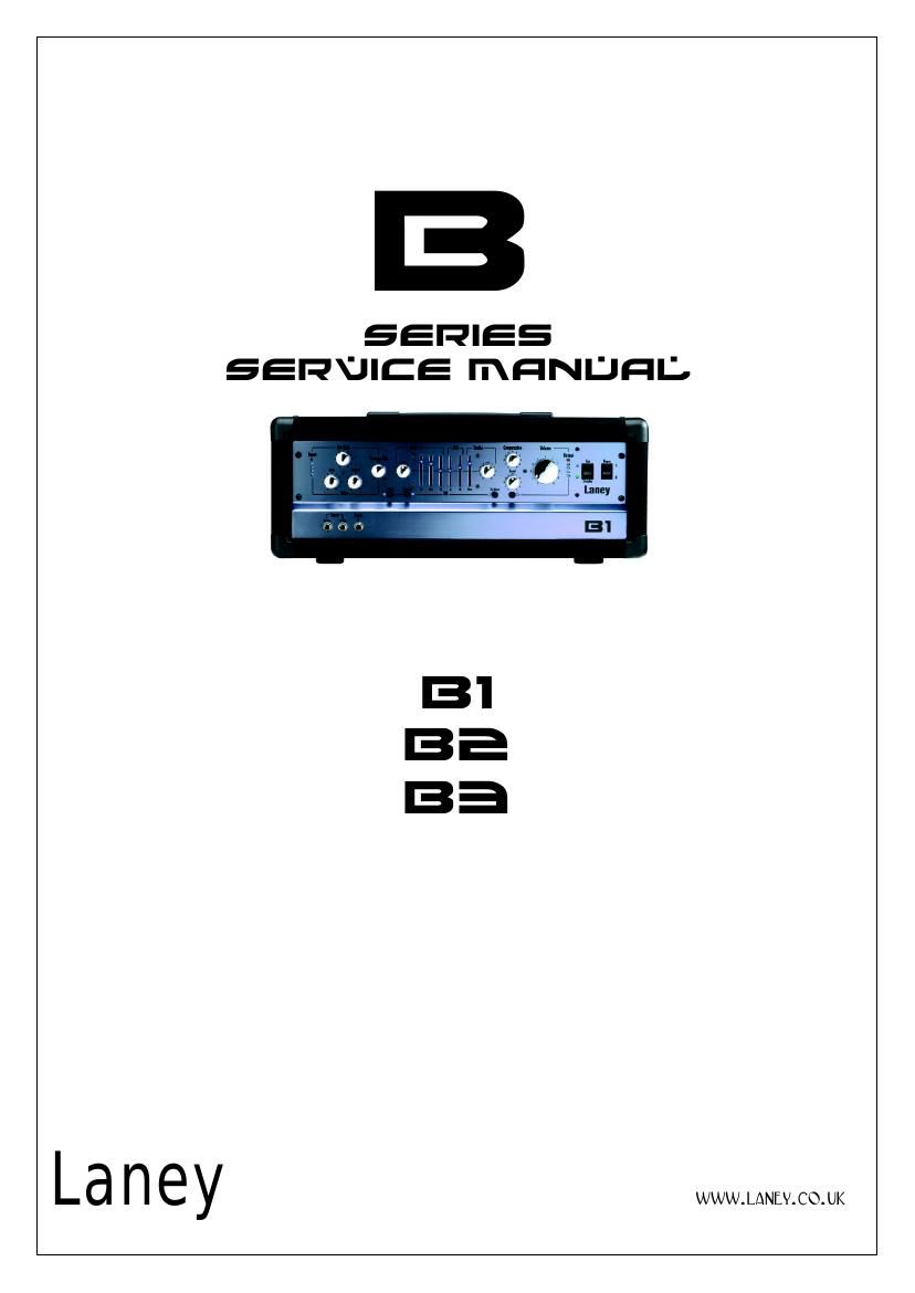 laney B1 B2 B3 Service Manual