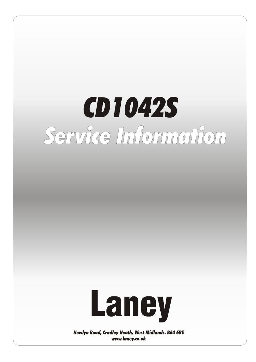 laney CD1042S Service Manual