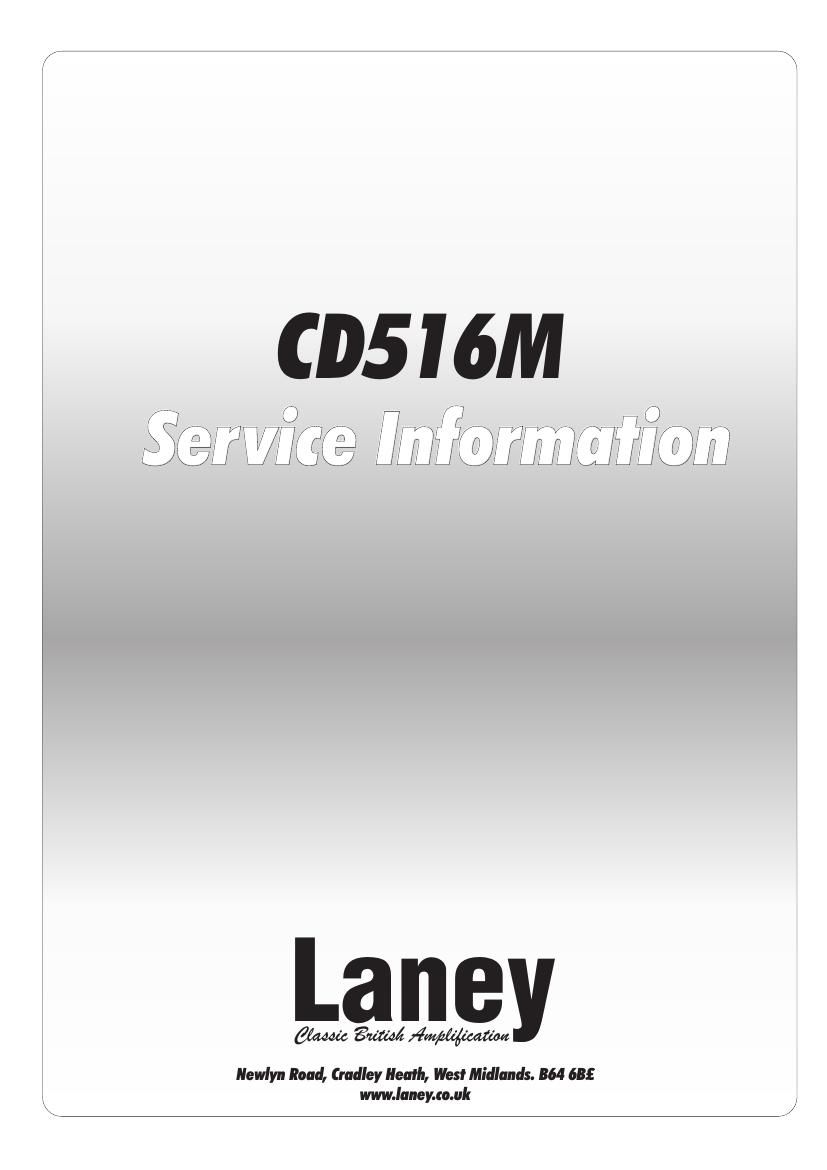 laney CD516M Service Manual