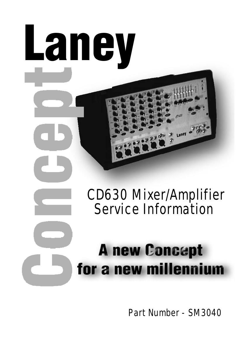 laney CD630 Service Manual