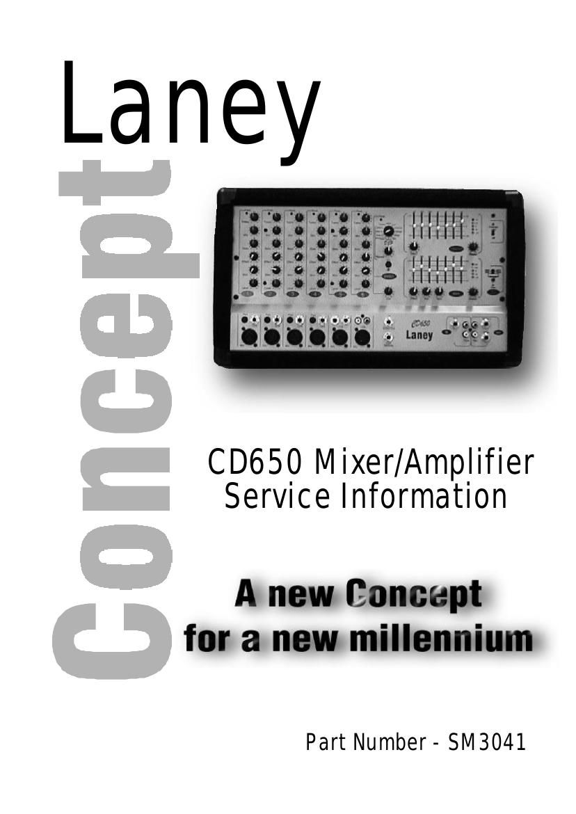 laney CD650 Service Manual
