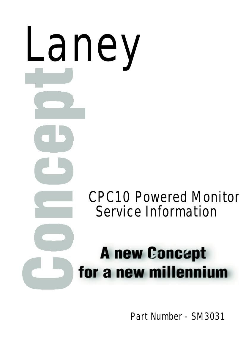 laney CPC10 Service Manual