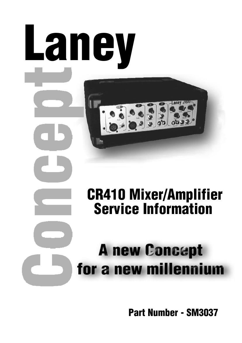 laney CR410 Service Manual