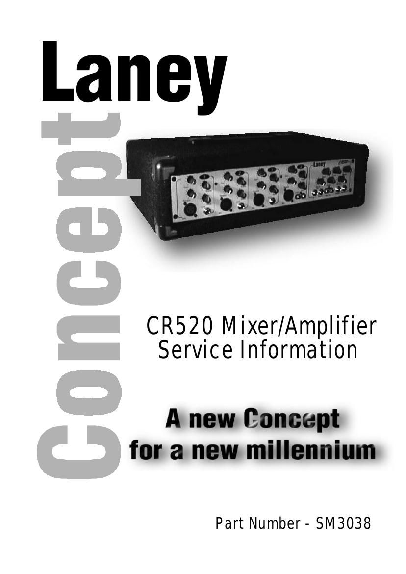 laney CR520 Service Manual