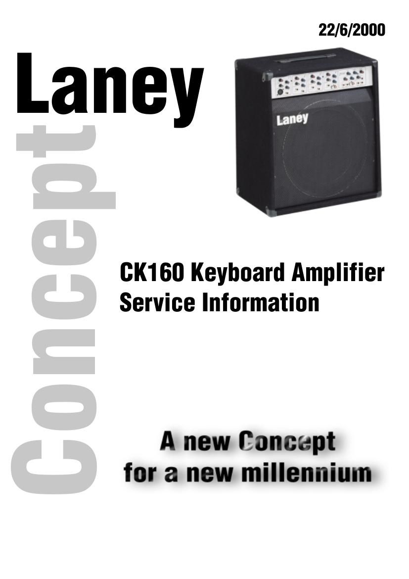 laney CK160 Service Manual
