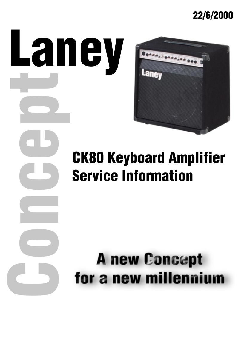 laney CK80 Service Manual
