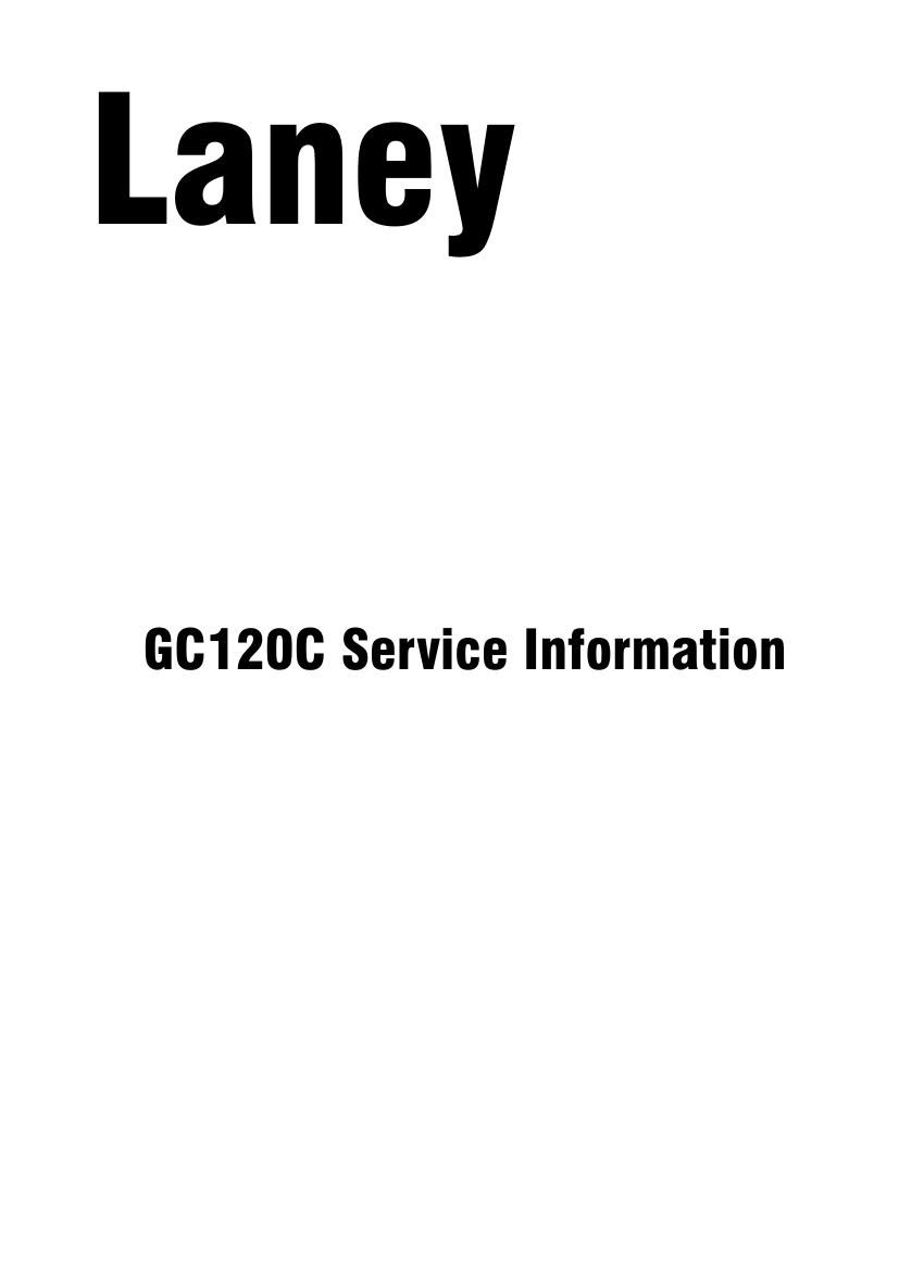 laney GC120 C Service Manual