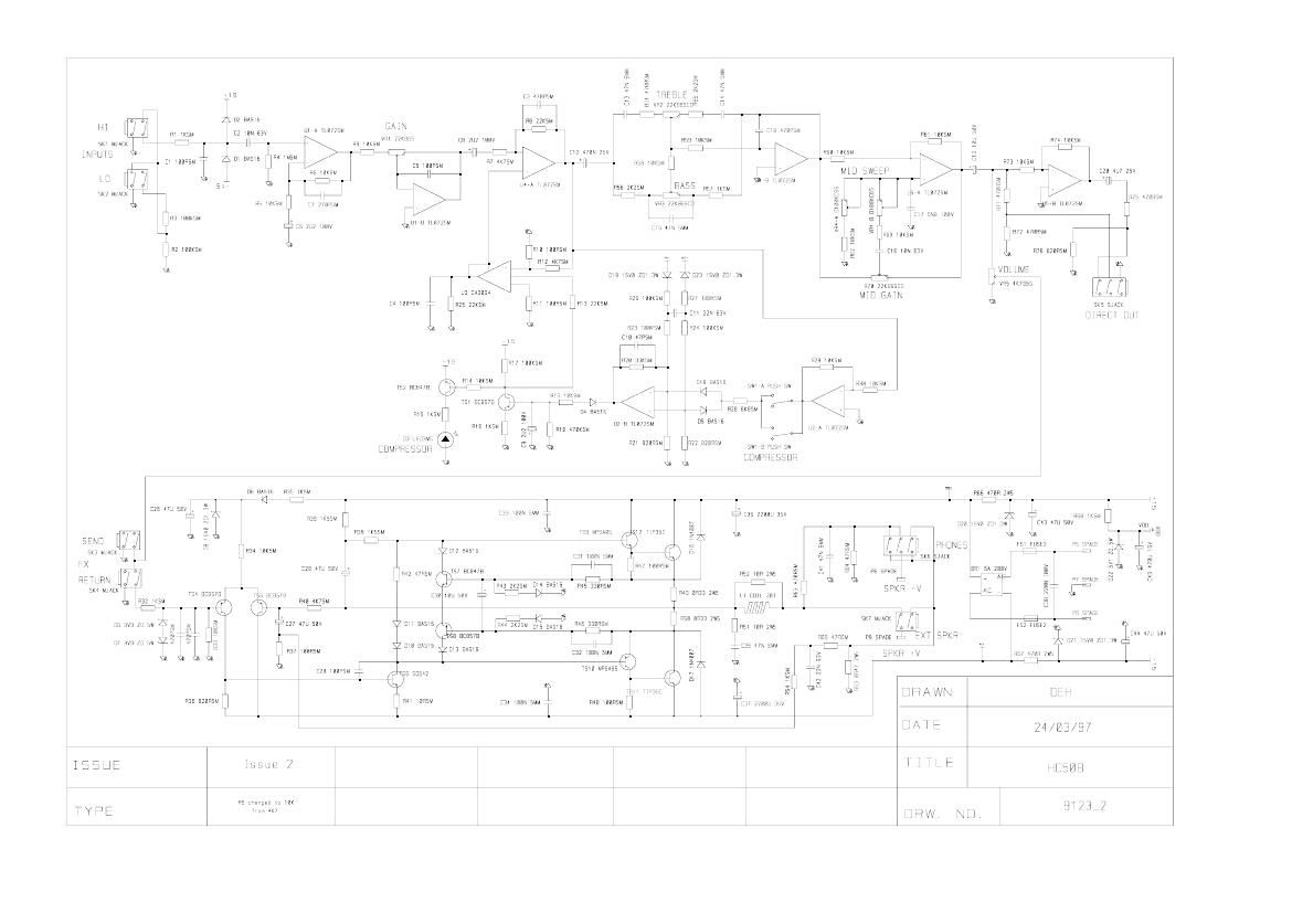 laney HC50B Schematics