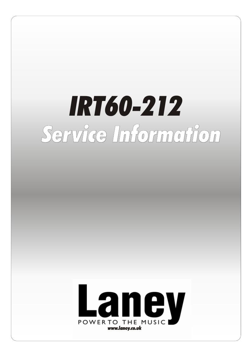 laney IRT60 212 Service Manual