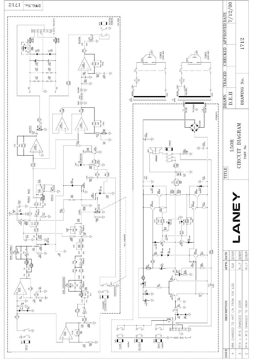 laney L50R Schematic