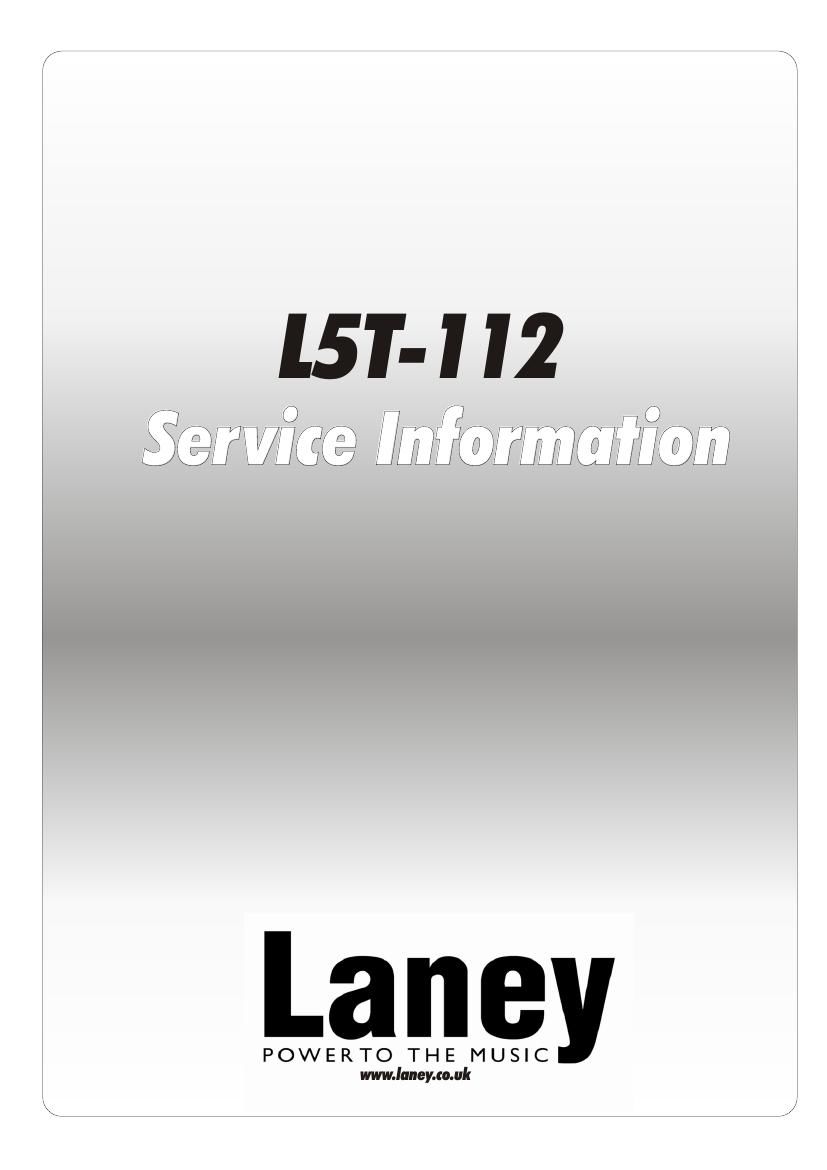 laney L5T 112 Service Manual