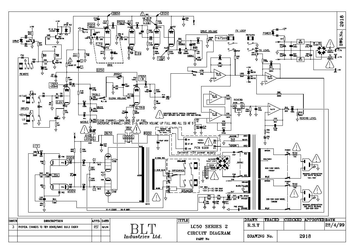 laney LC 50 II Schematic