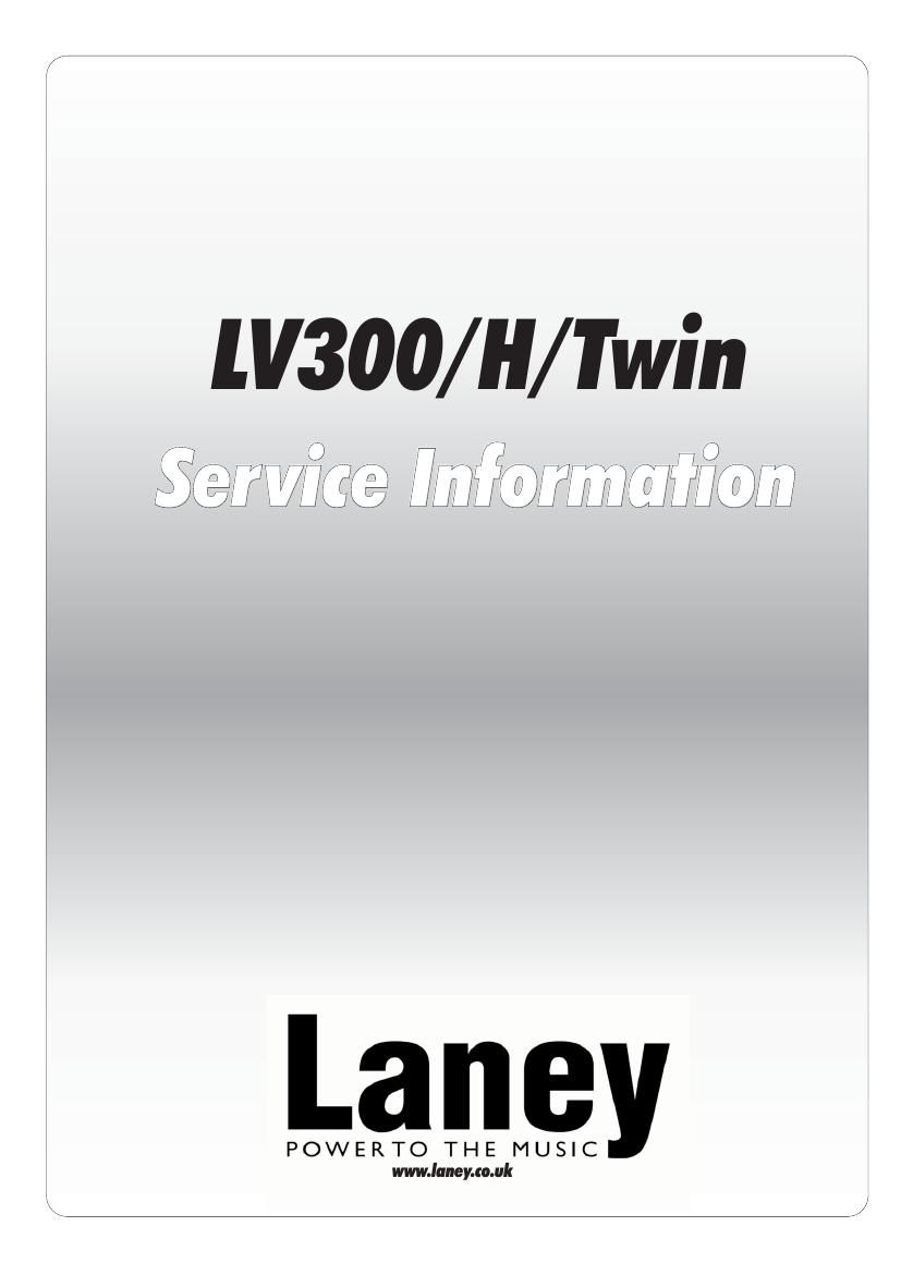 laney LV300 H Twin Service Manual