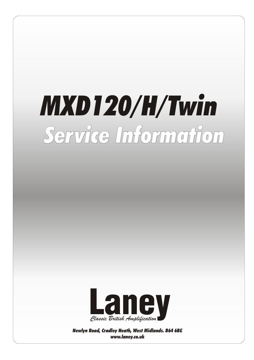 laney MXD120 H Twin Schematics