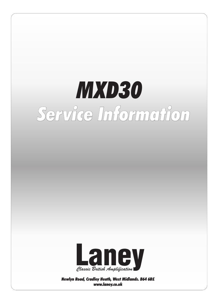 laney MXD30 Schematic