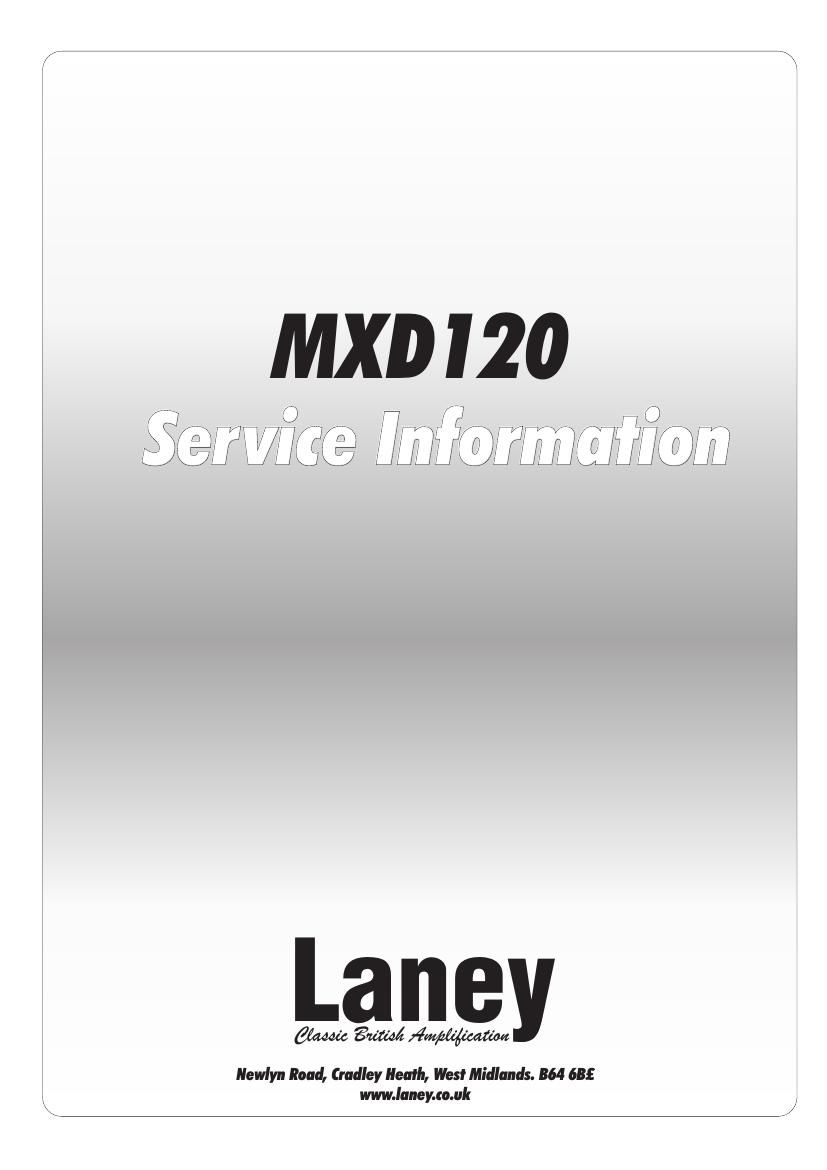 laney MXD65 120 Schematics