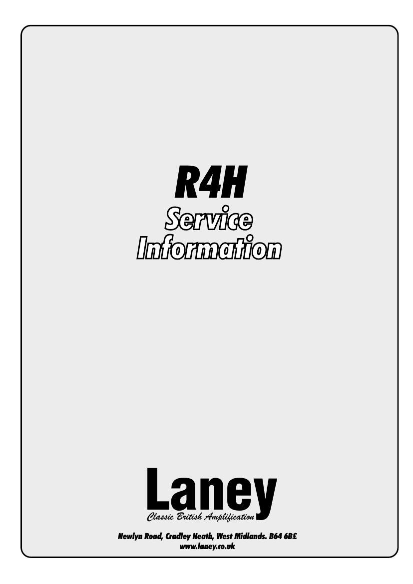 laney R4H Service Manual