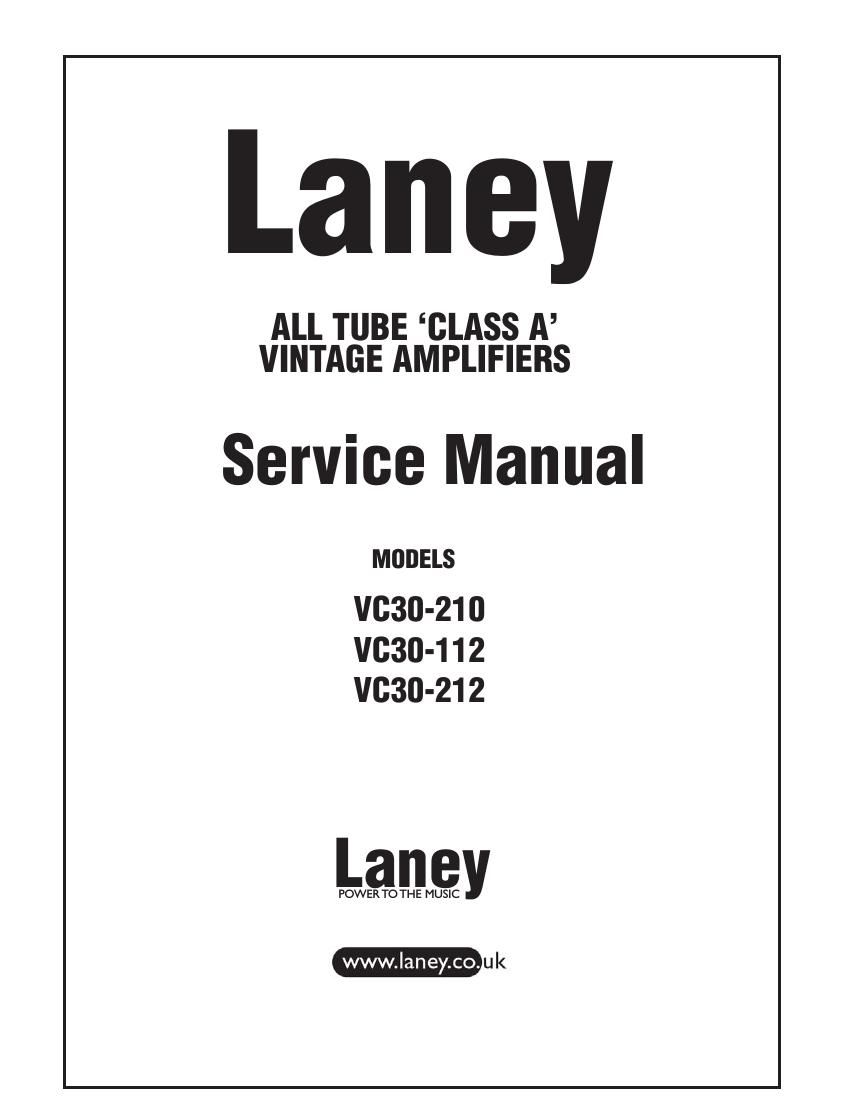 laney VC30 Service Manual