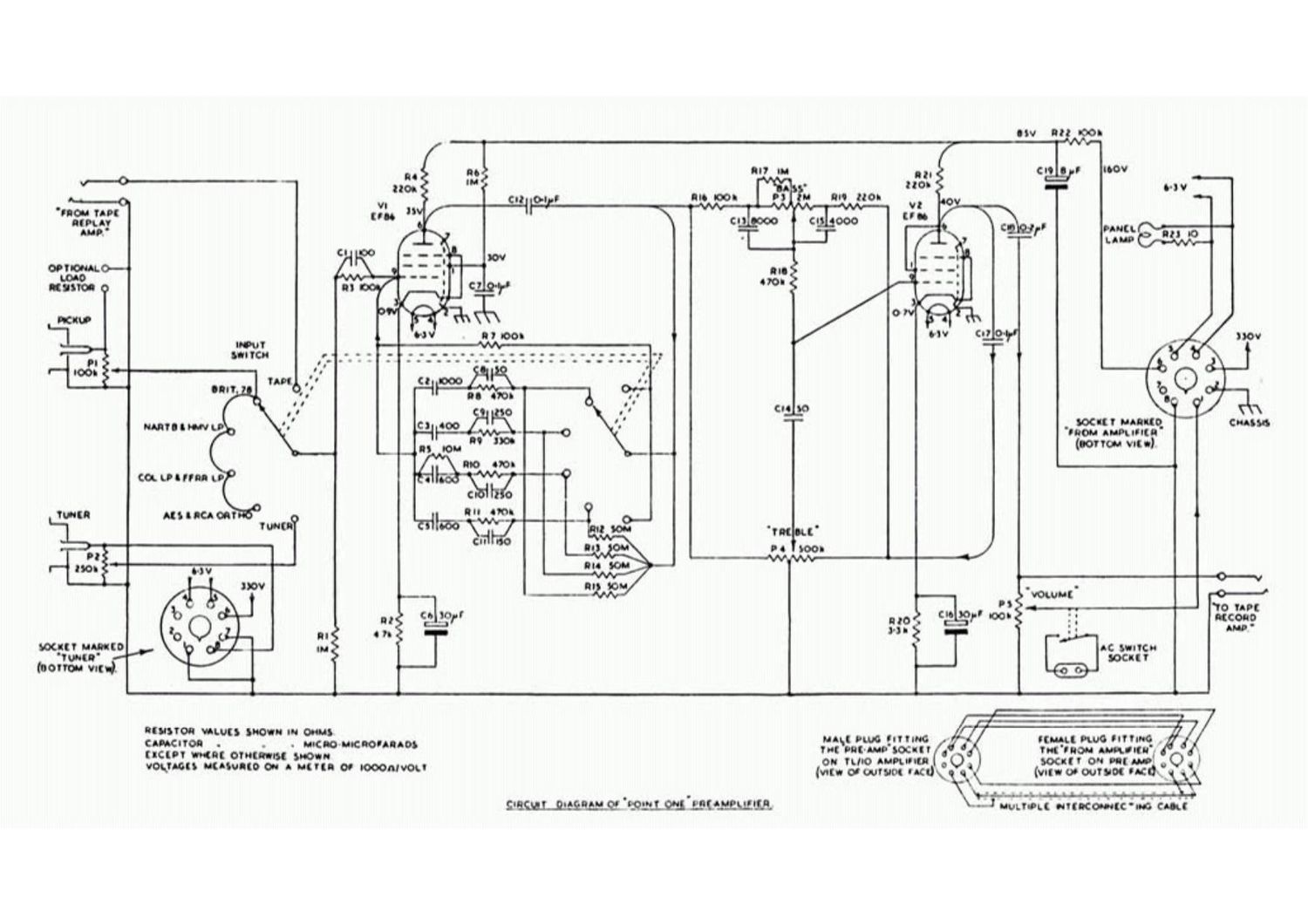 Leak Point One Mono Schematic