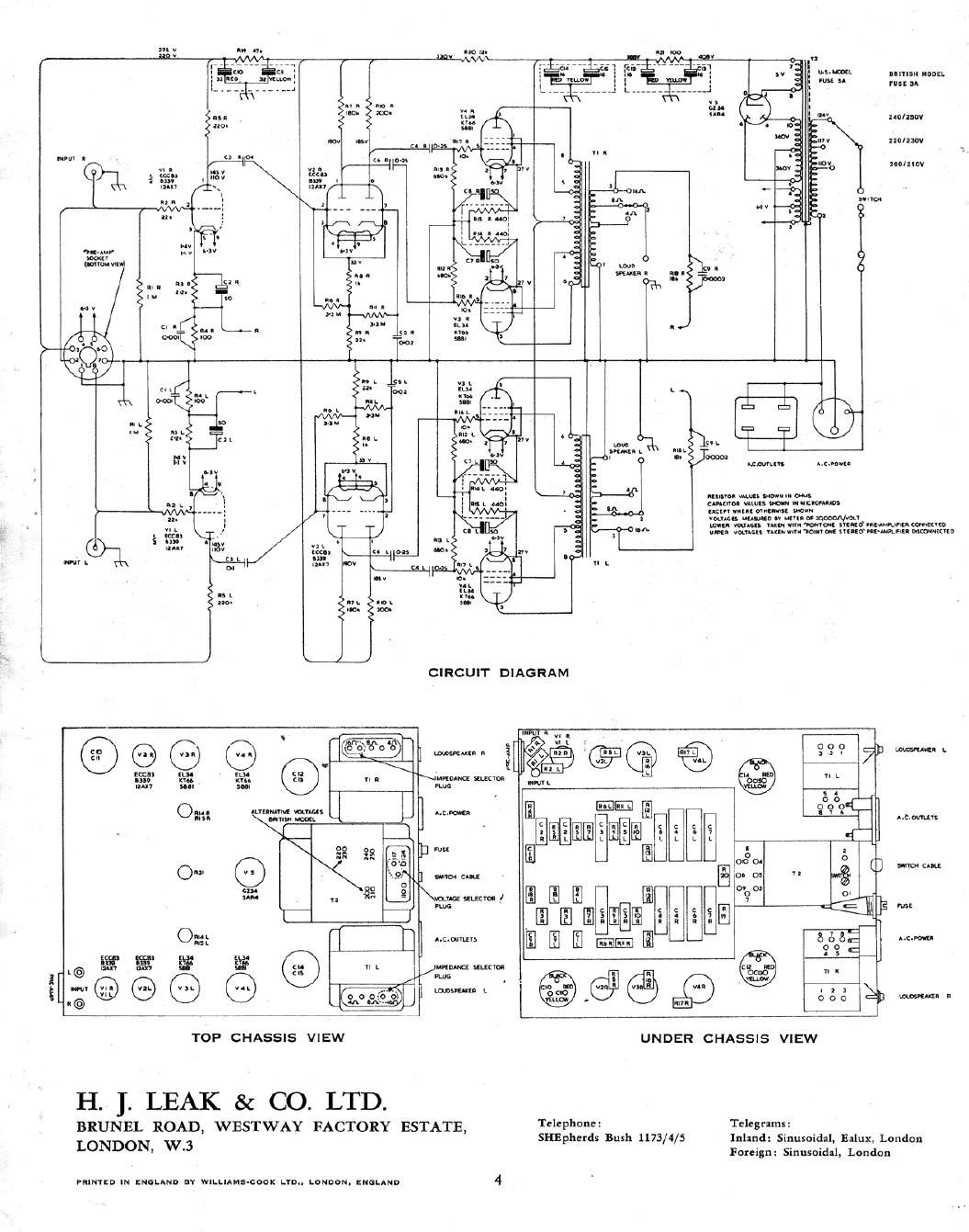 leak stereo 50 schematic