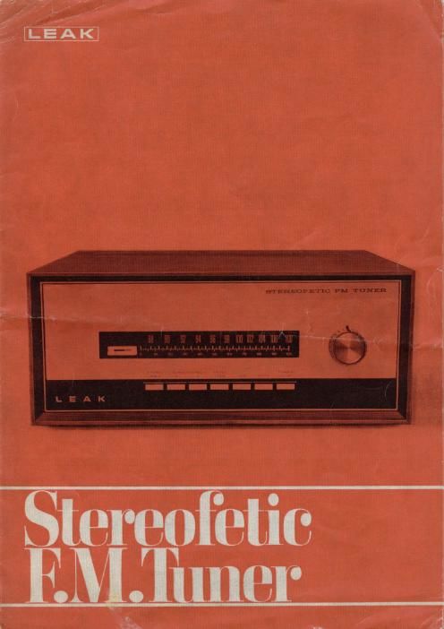 leak stereofetic fm tuner owners manual