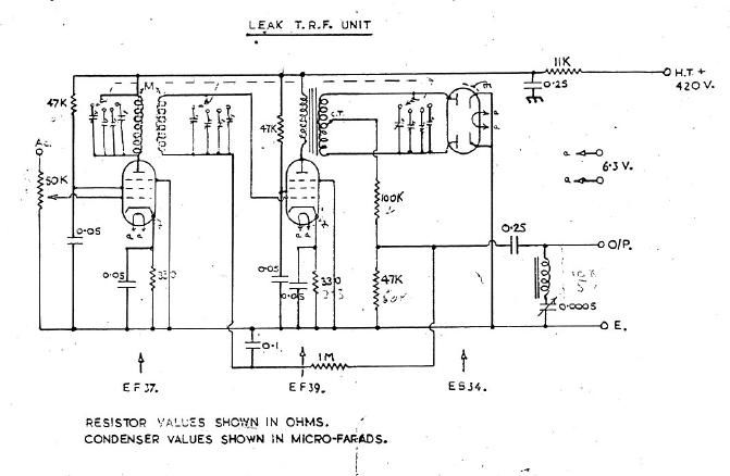 leak trf schematic