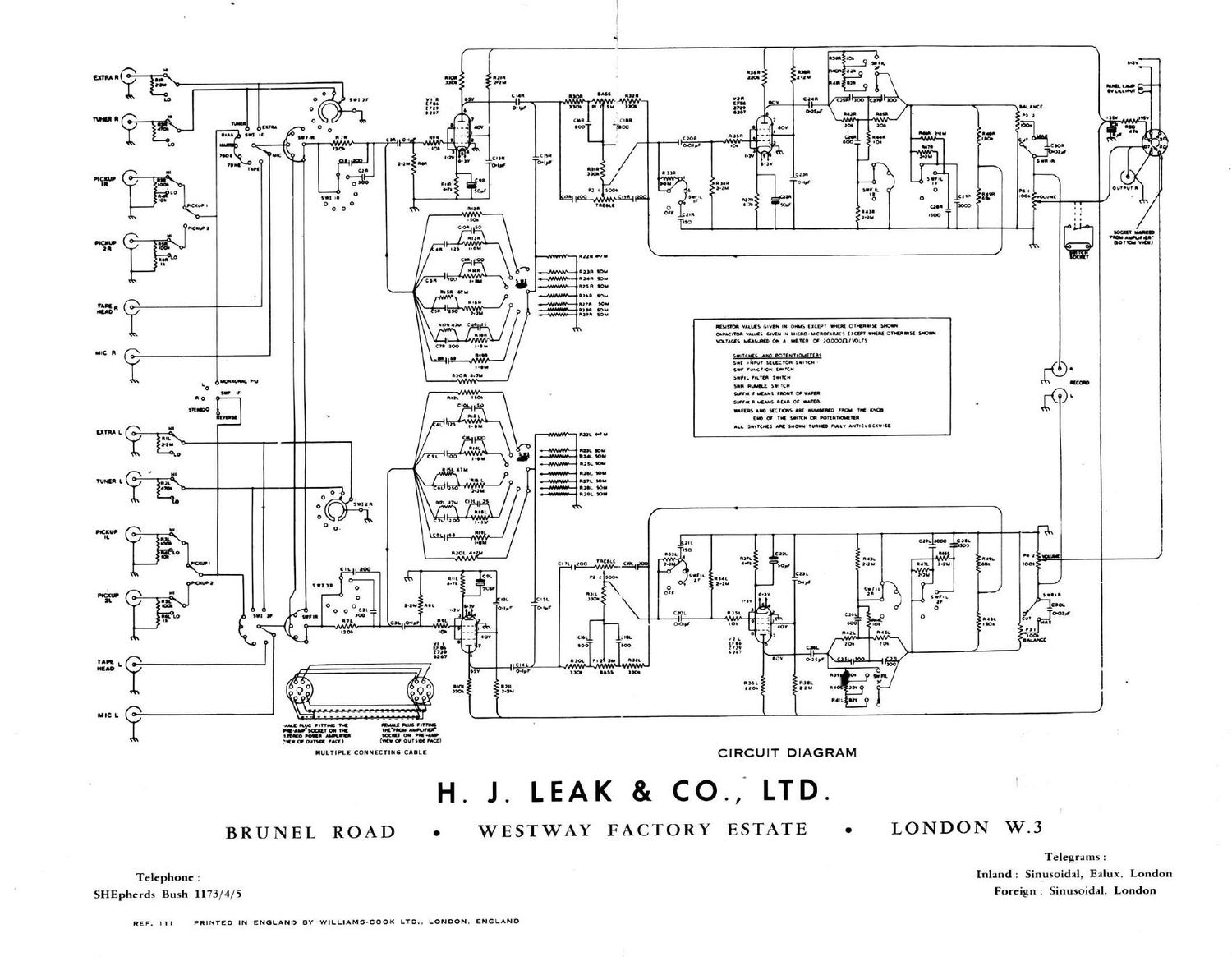 leak varislope stereo schematic