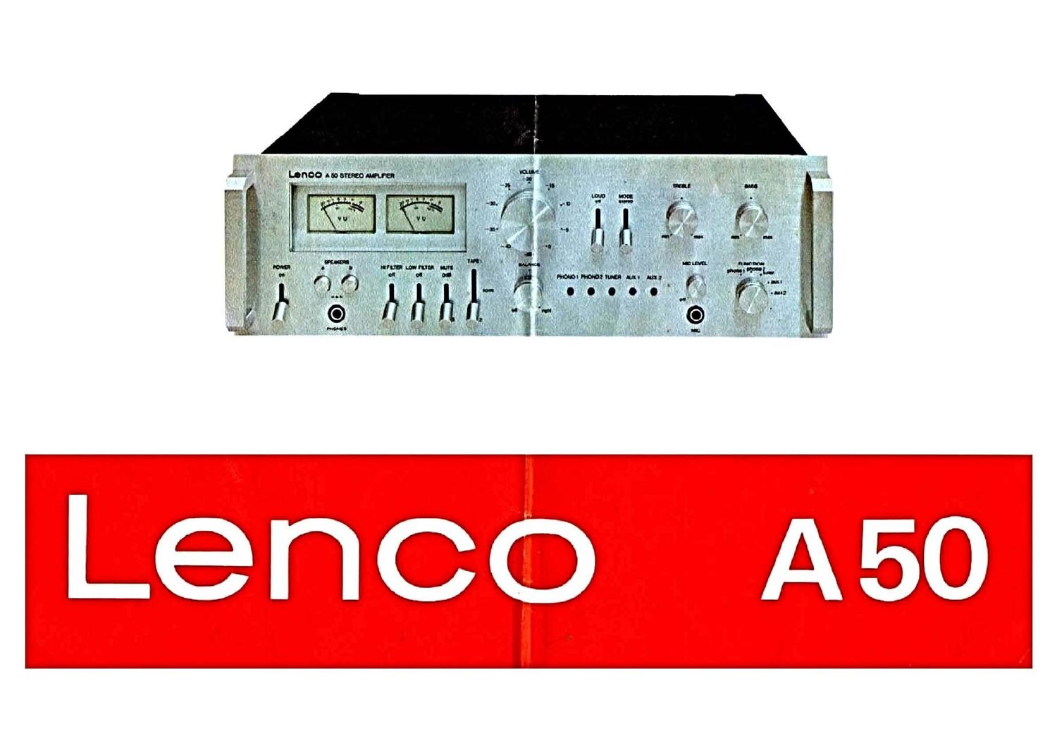 Lenco A 50 Owners Manual