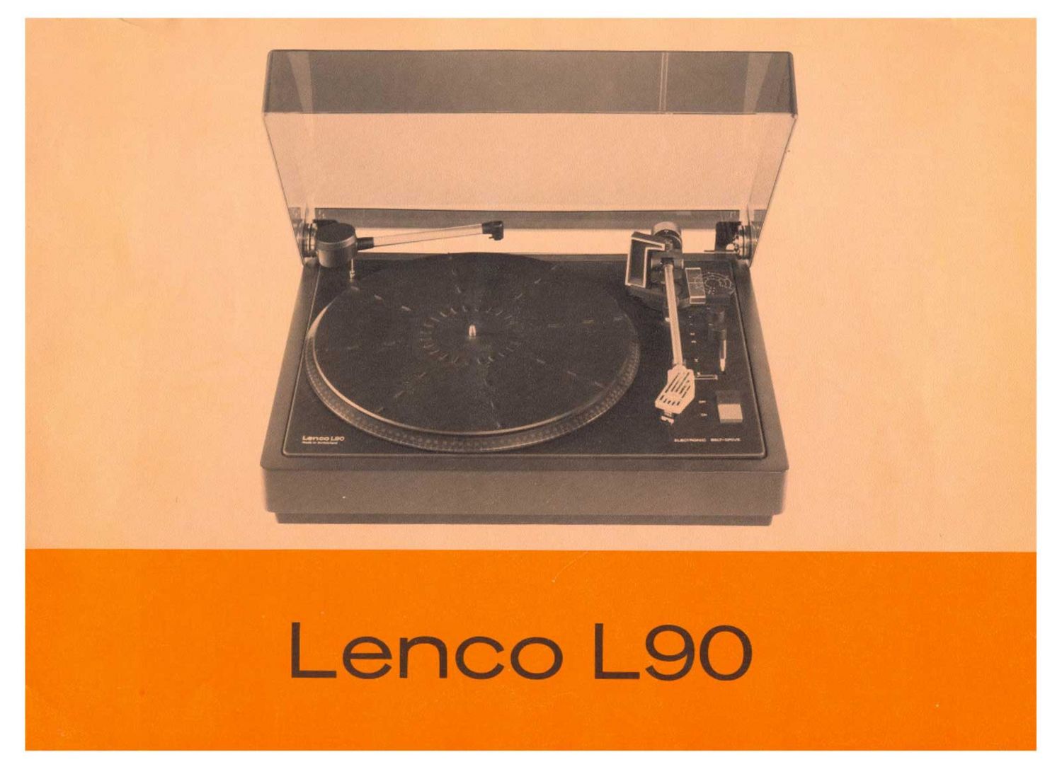 Lenco L90 Owners Manual