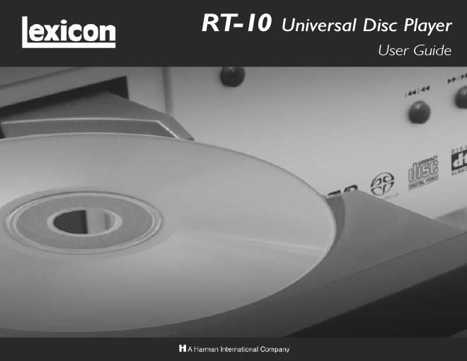 lexicon rt 10 owners manual