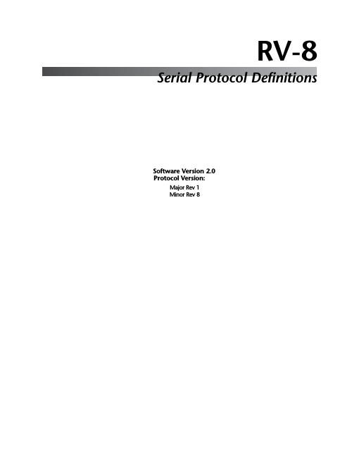 lexicon rv 8 owners manual